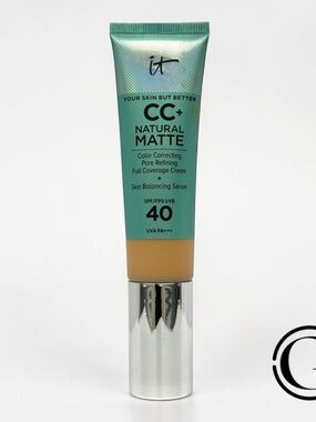 IT COSMETICS CC+ NATURAL MATTE FULL COVERAGE CREAM LIGHT 1.08 OZ MYY41W